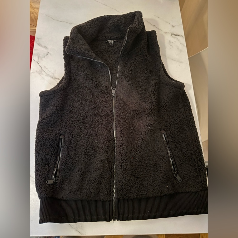 Athleta fuzzy vest